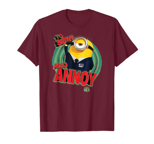 Minions Despicable Me 4 AVL To Serve and Annoy T-Shirt