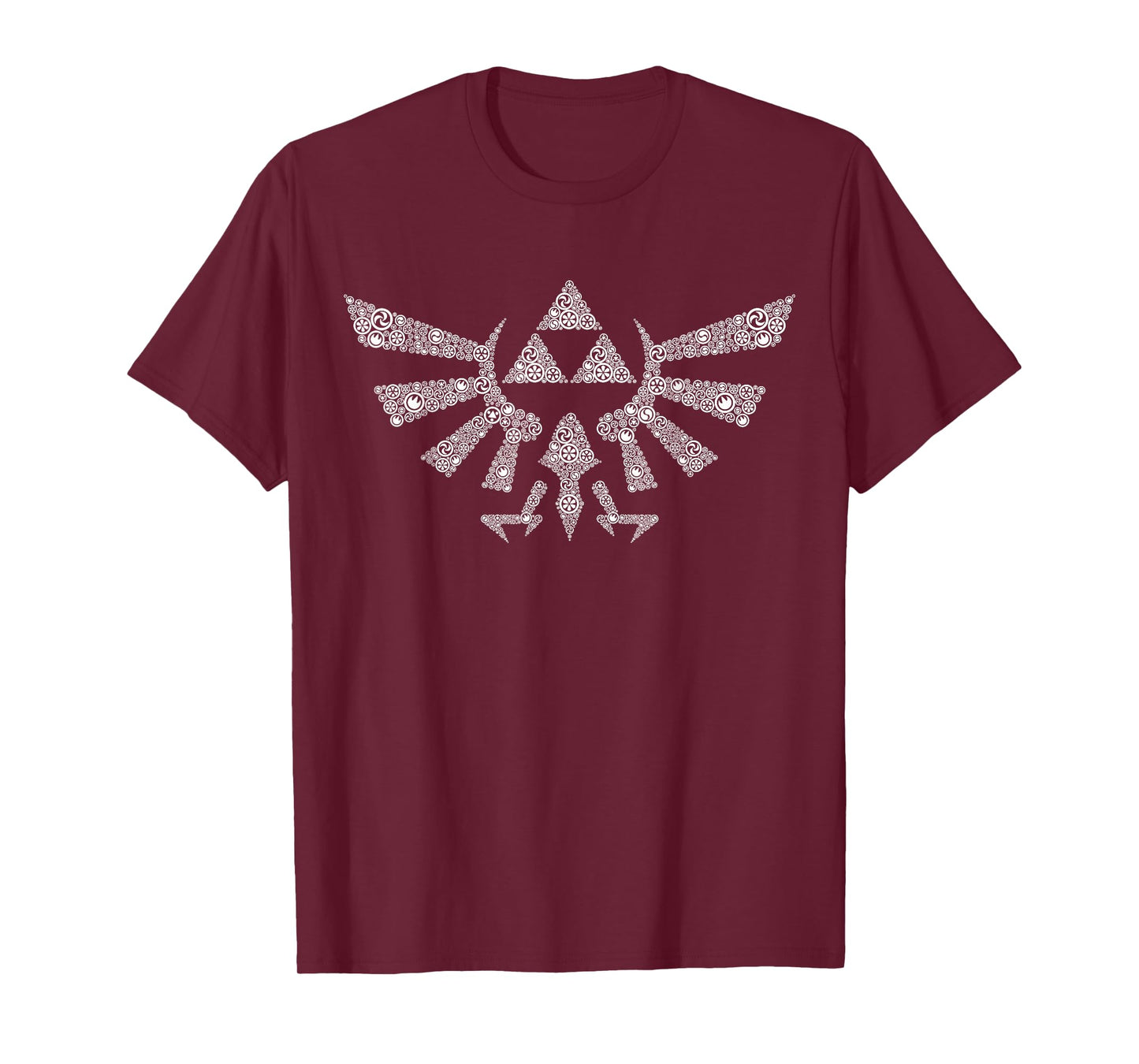 Nintendo Zelda Hyrule Crest Elemental Triforce Logo T-Shirt T-Shirt