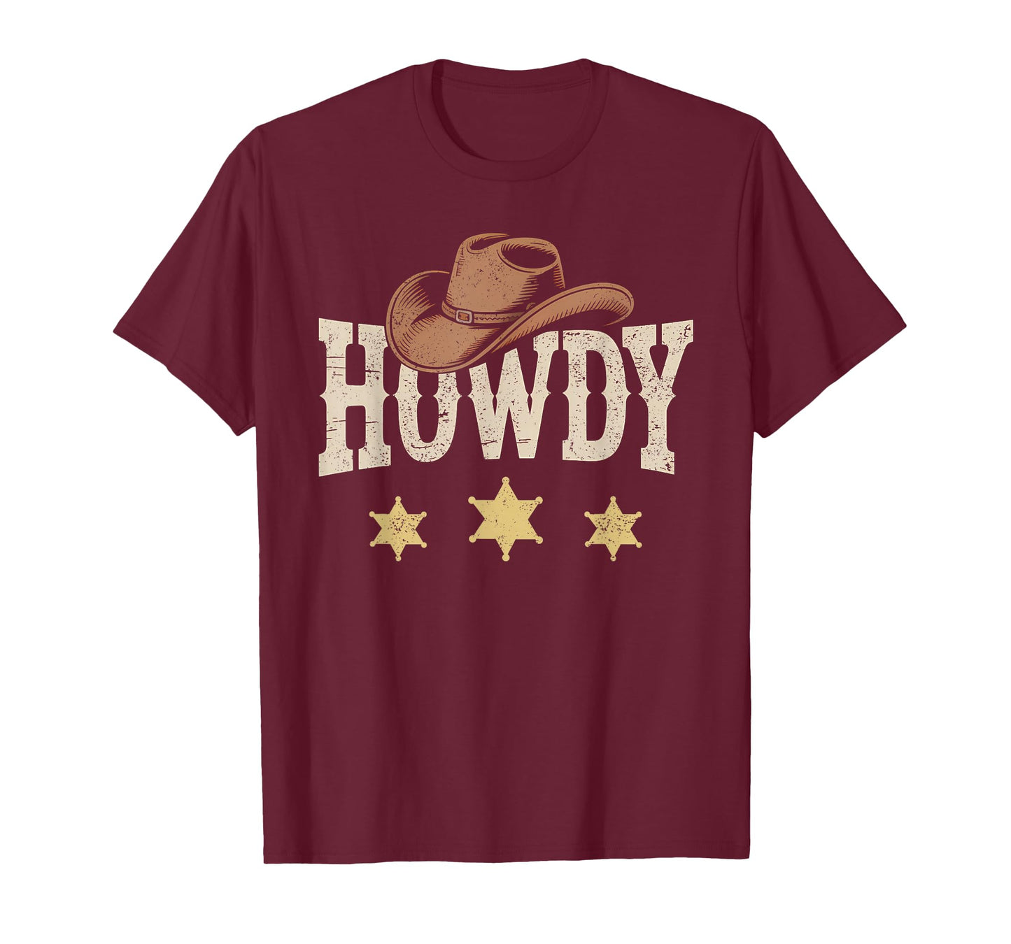 Rodeo Hat Western Country Cowboy Cowgirl Howdy T-Shirt