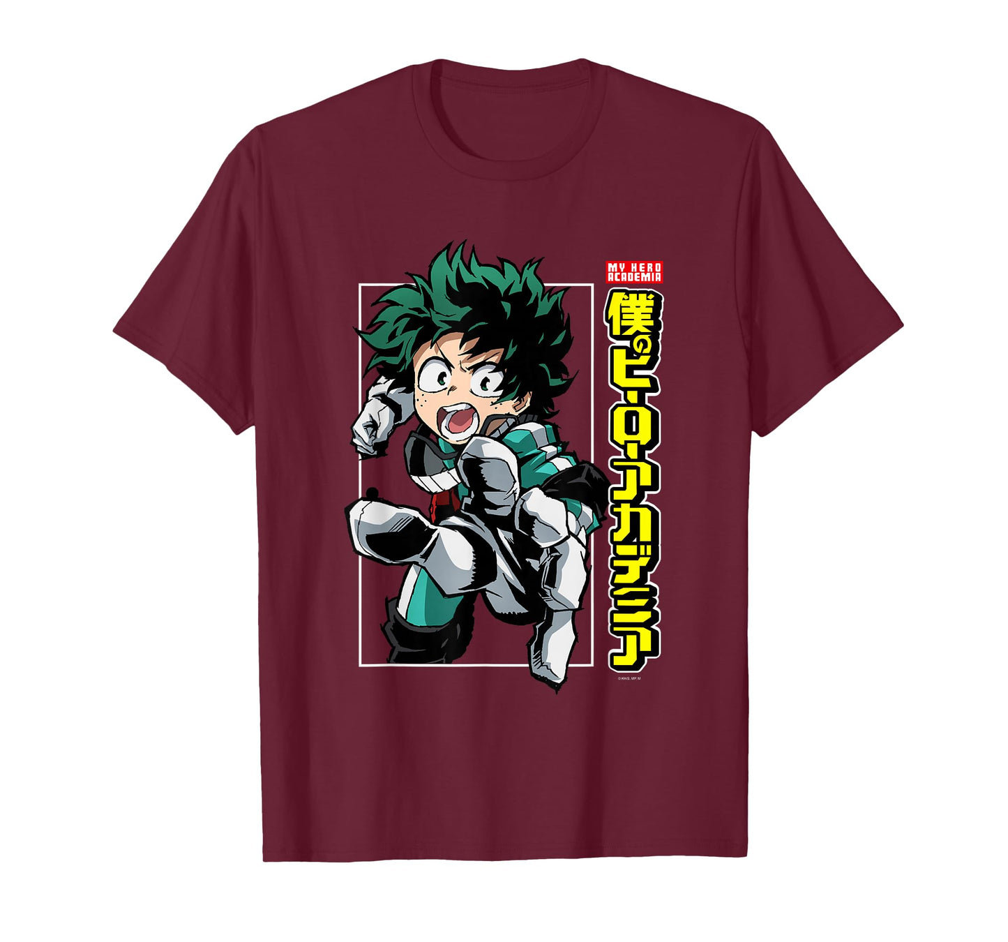 My Hero Academia Deku Posing with Logo Anime T-Shirt