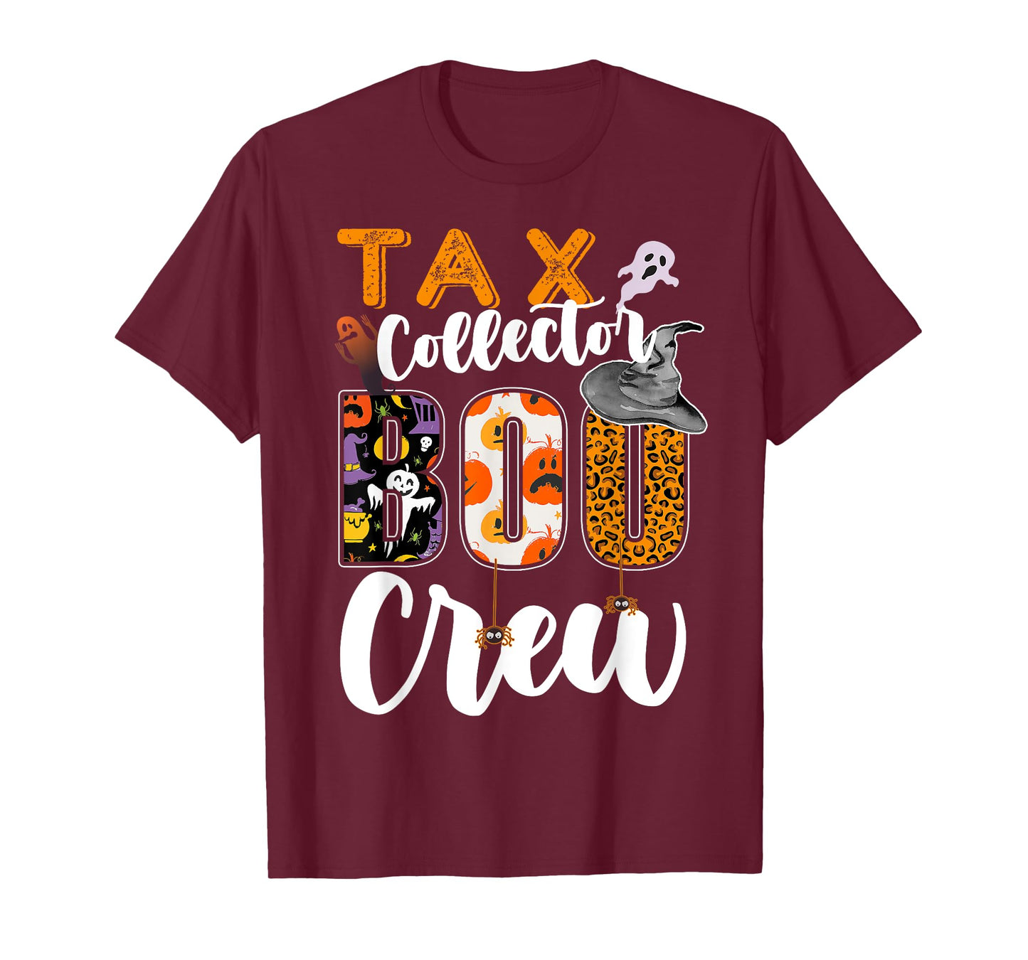 Tax Collector Boo Crew Halloween Matching Tax Officer T-Shirt