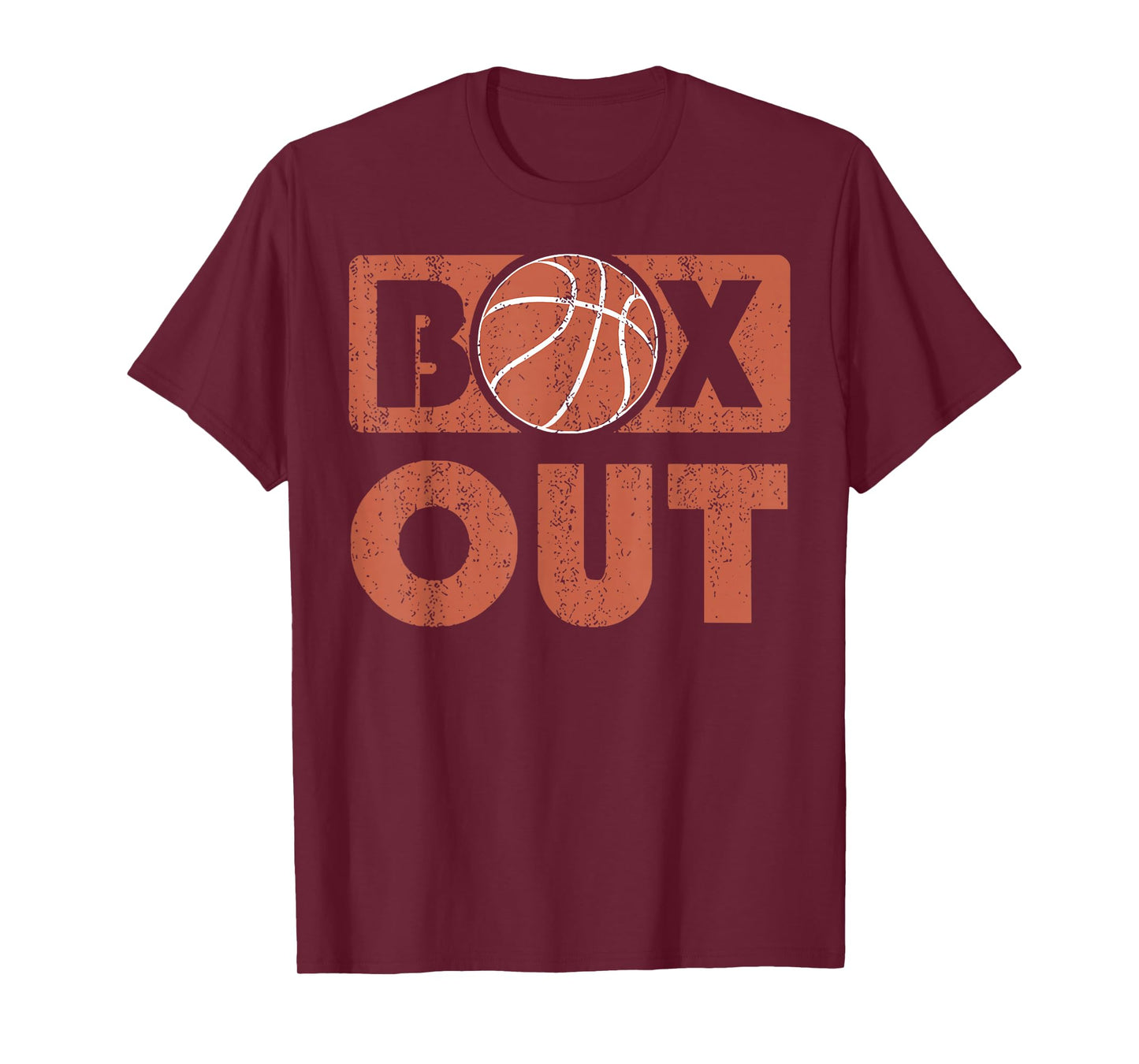 Box Out Basketbal Rebound Rebounding Baller Coaching Sport T-Shirt