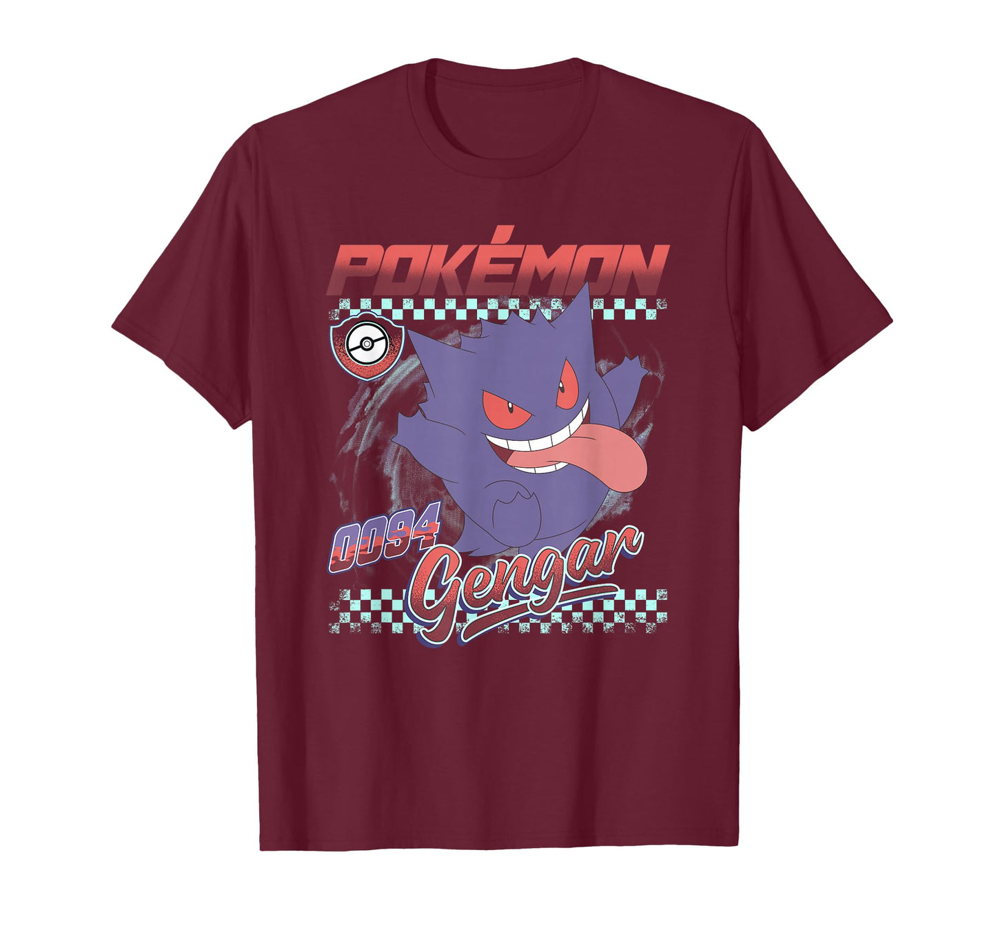 Pokémon 0094 Gengar Racing Style Poster T-Shirt