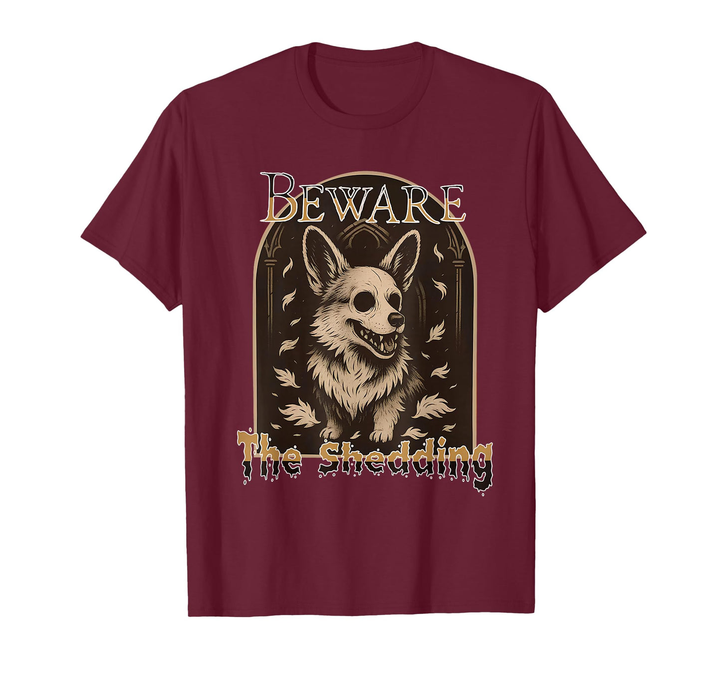 Beware The Shedding Corgi Halloween Ghost Corgi Dog Mom T-Shirt