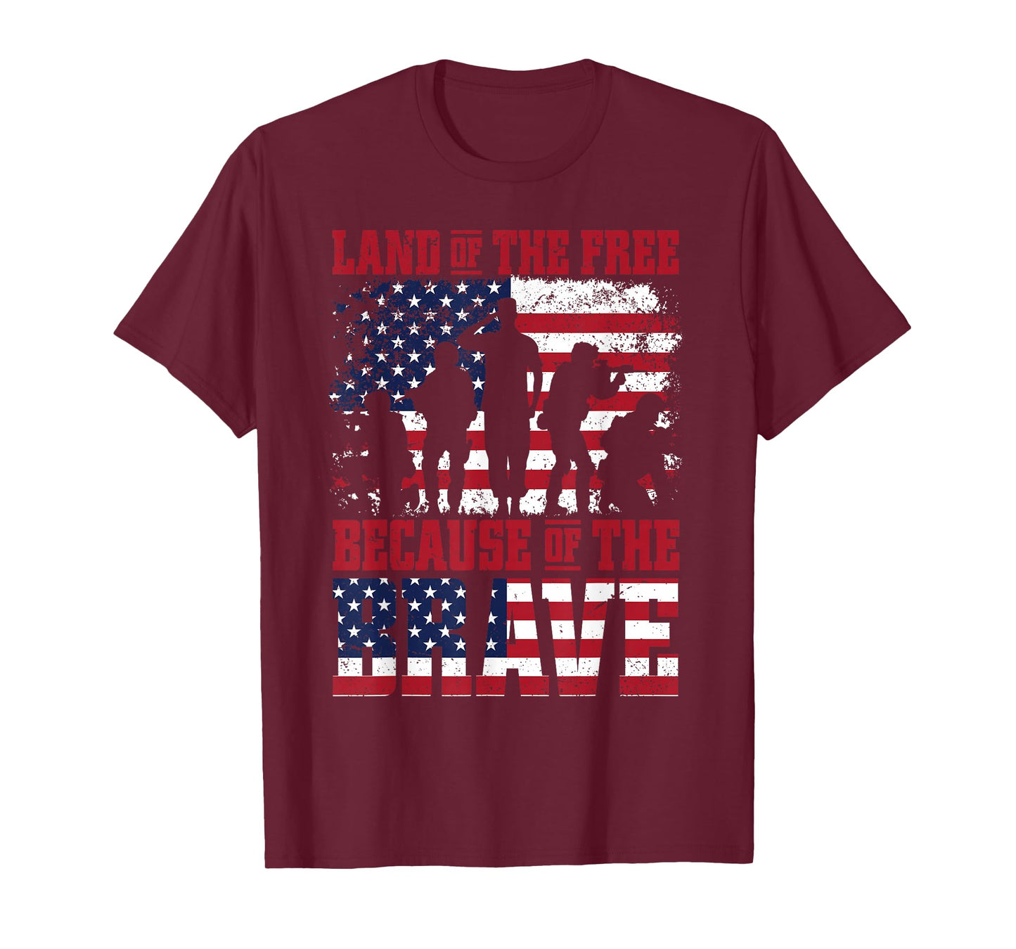 Land Of The Free Because Of The Brave Pride T-Shirt