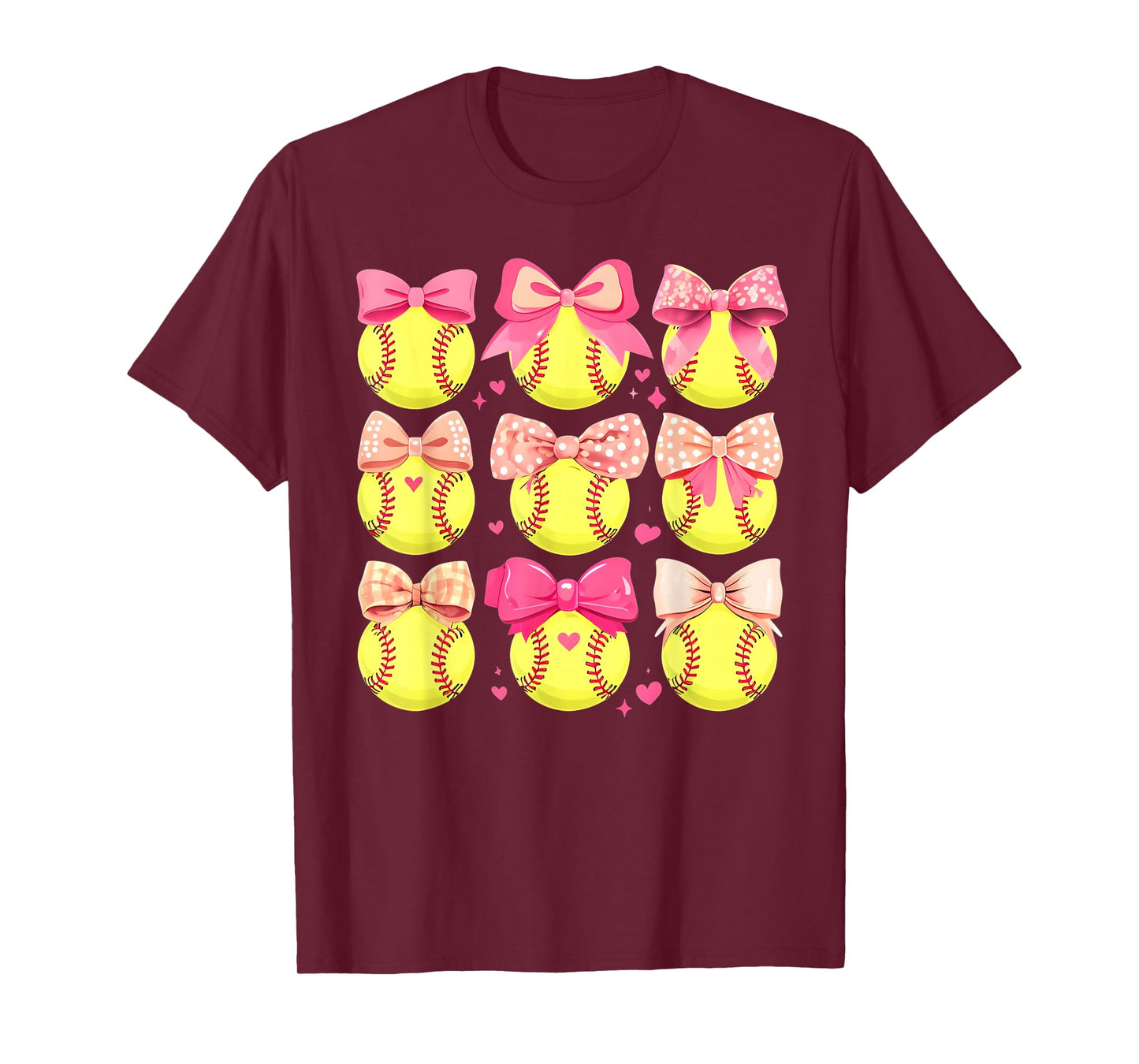 Girls Softball Shirt Pink Toddler Softball Tee T-Shirt