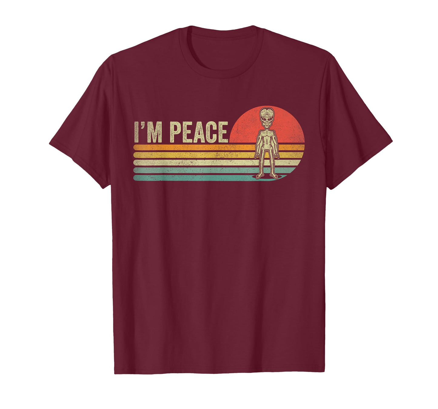 I Come In Peace im Peace Matching Couples Alien T-Shirt