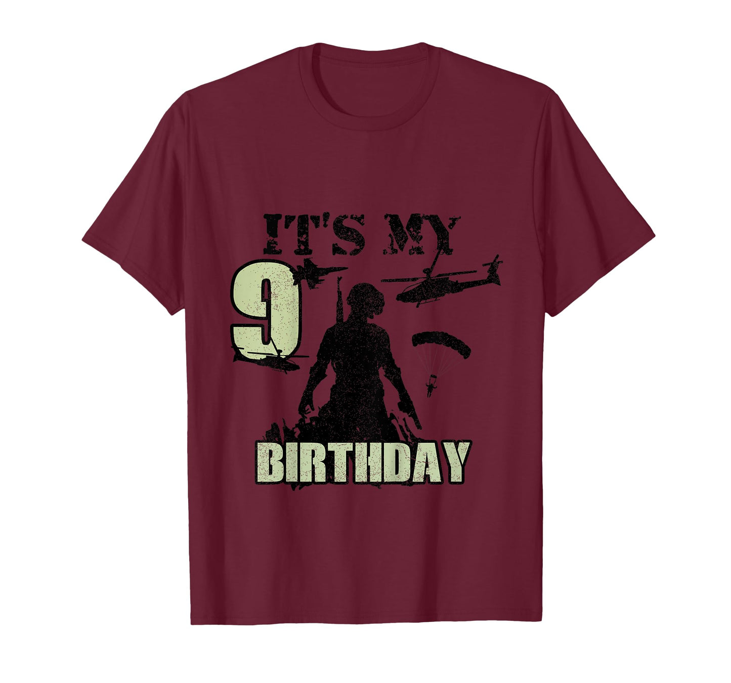 9 Year Old Call Of Theme It's My Birthday Gift Boys Girls T-Shirt
