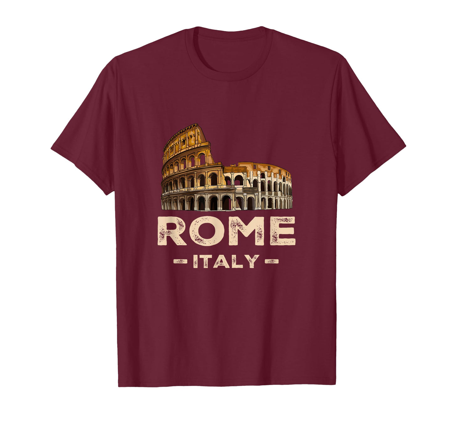 Cool Vintage Roma Italia Colosseum Souvenirs, Rome Italy T-Shirt