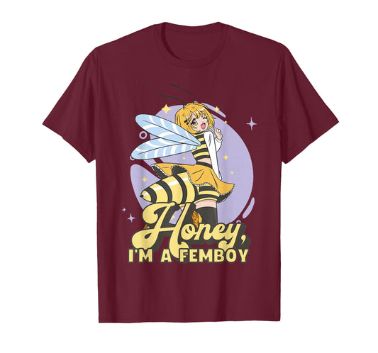 Femboy Anime Honey I'm a Femboy T-Shirt