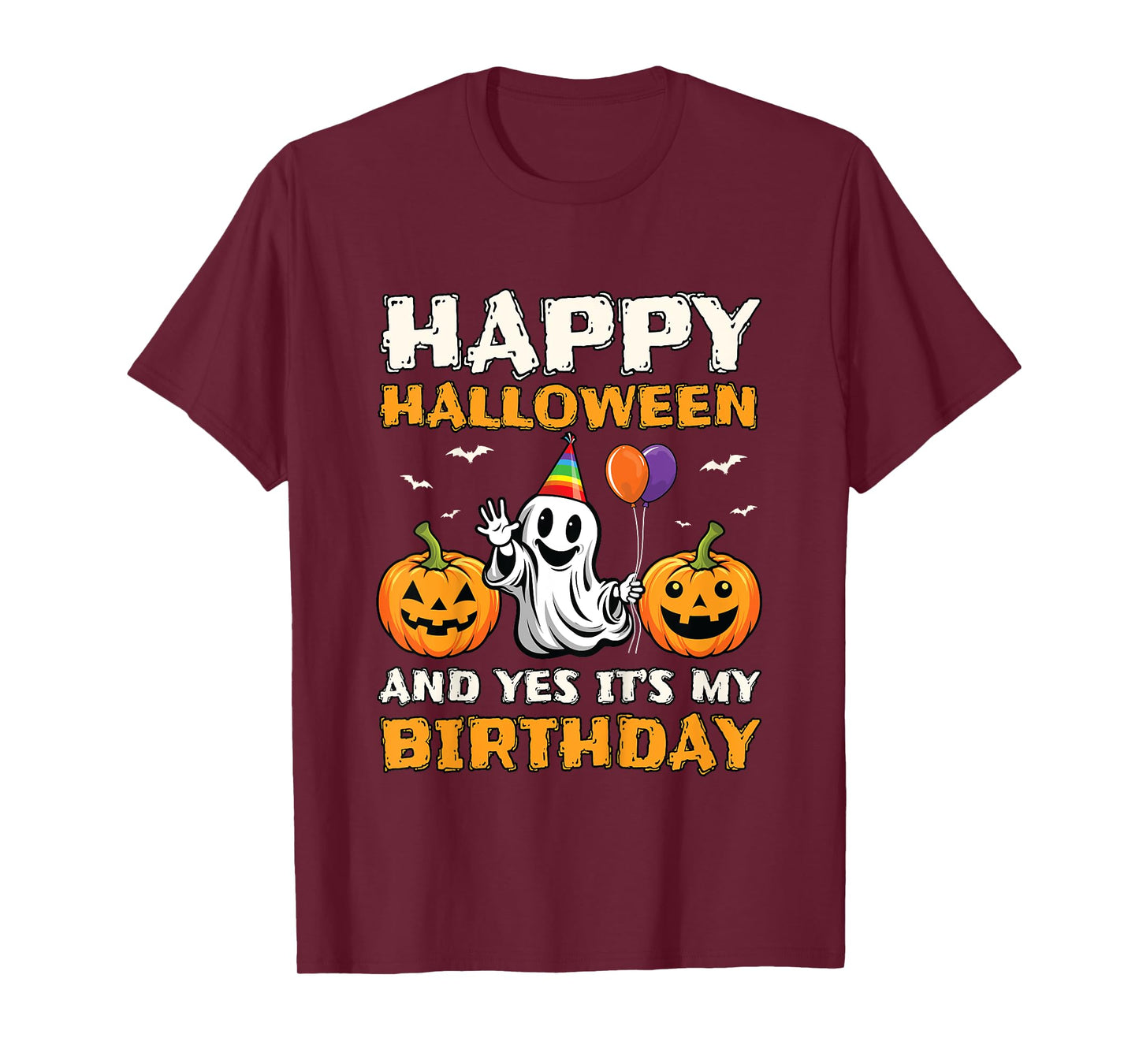 Kids Halloween Birthday Shirt Boys Kids Girls Its My Boo Day T-Shirt