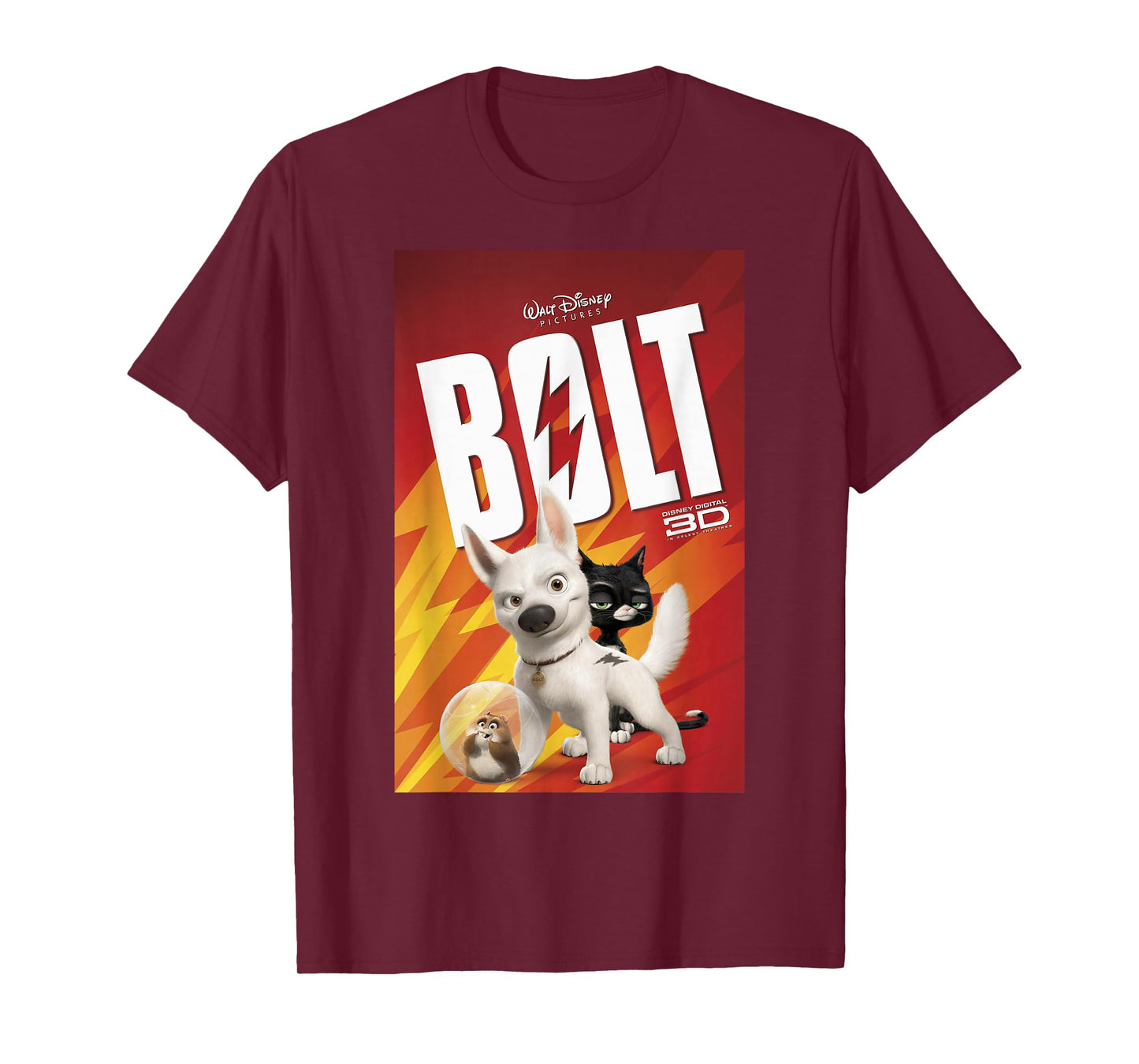 Disney Bolt Poster T-Shirt
