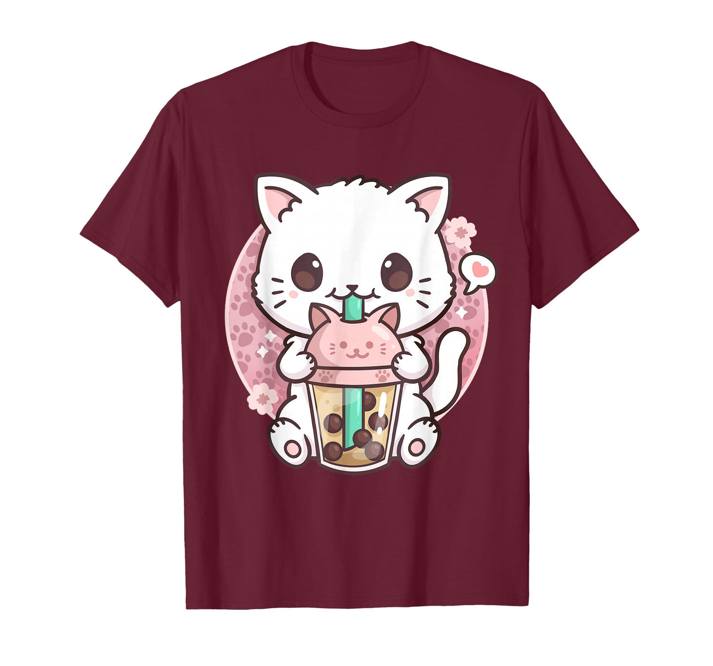 Boba Cat Boba Tea Bubble Tea Kawaii Anime Cat Kawaii Neko T-Shirt