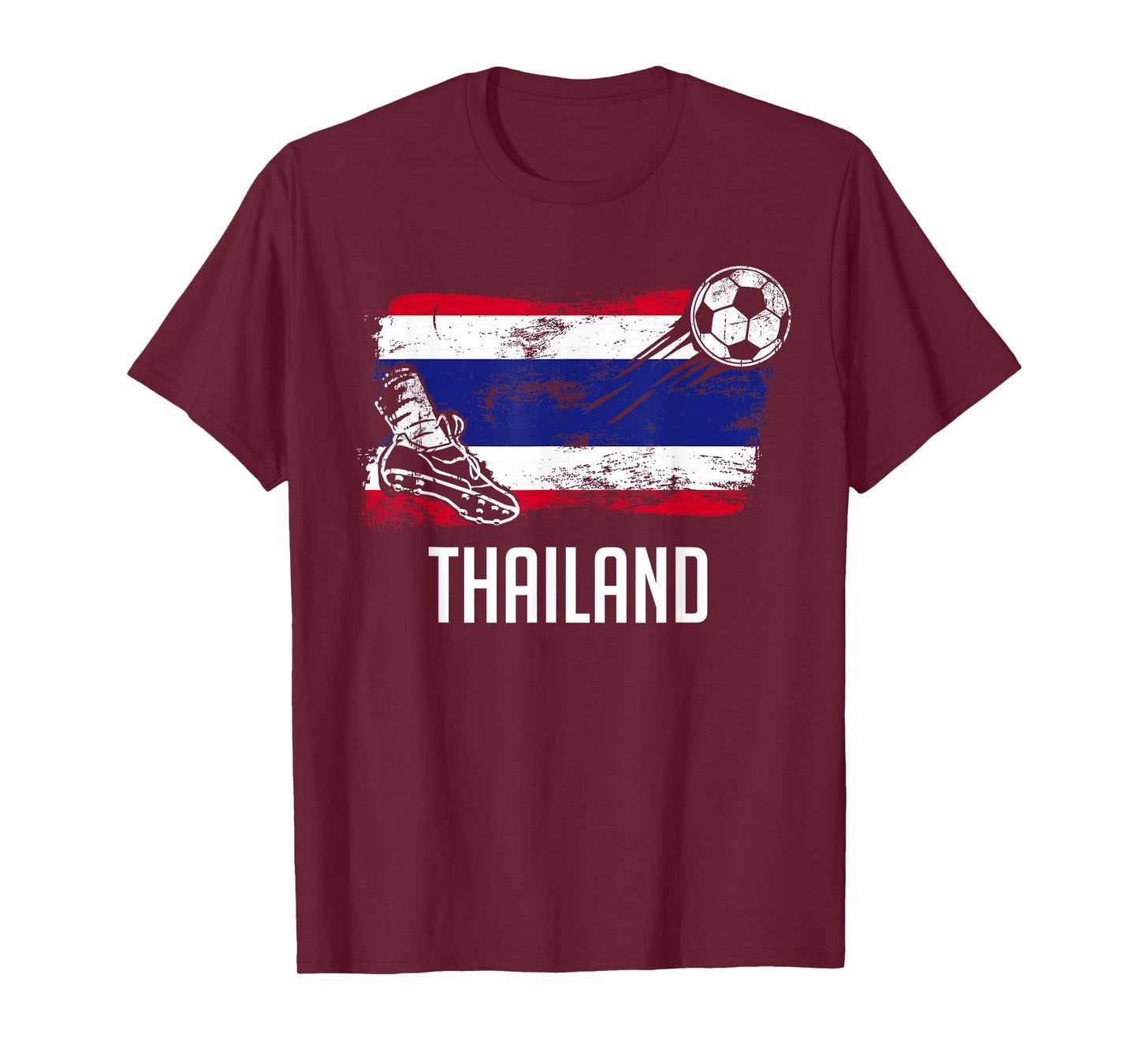 Thailand Flag Jersey Thai Soccer Team Thai T-Shirt