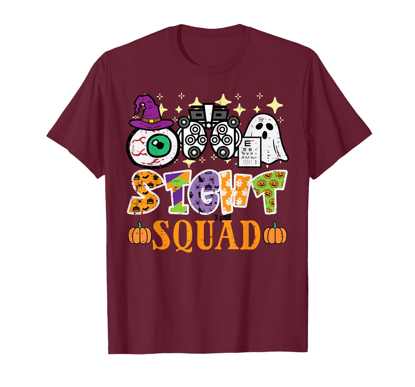 Halloween Optometrist Sight Squad Optometry Costume Women T-Shirt