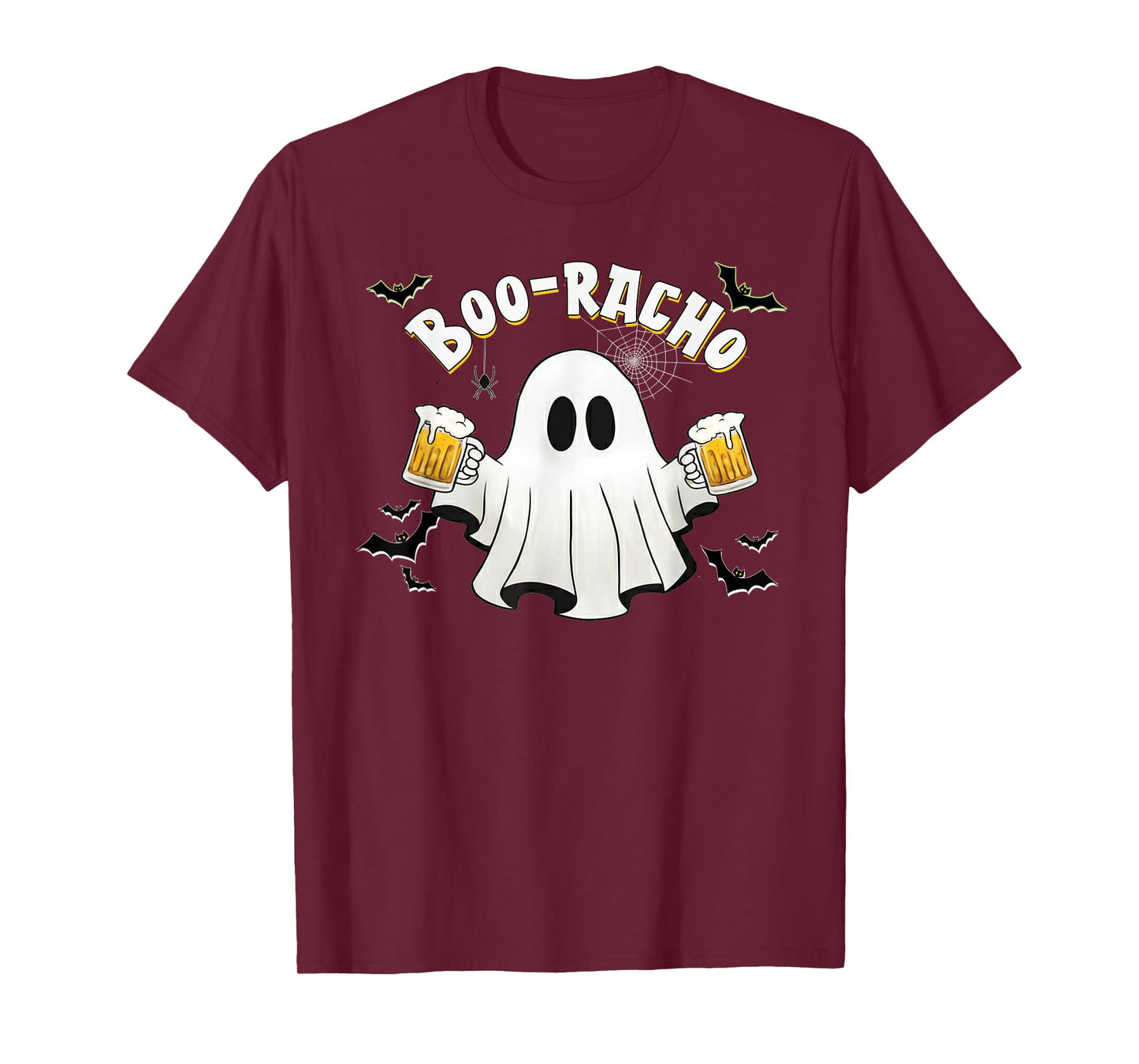 Halloween Drinking Ghost Boo Racho Funny Spanish Party T-Shirt