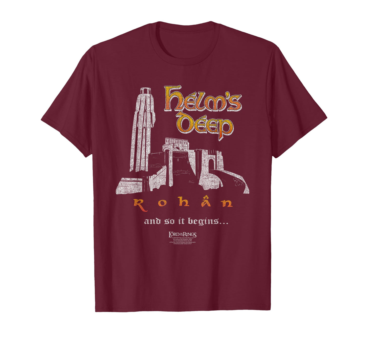 Lord of the Rings: Fellowship of the Ring Visit Helm's Deep T-Shirt