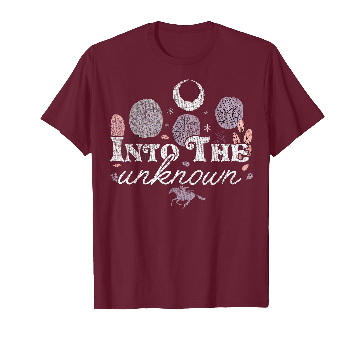 Disney Frozen 2 Into The Unknown Text T-Shirt