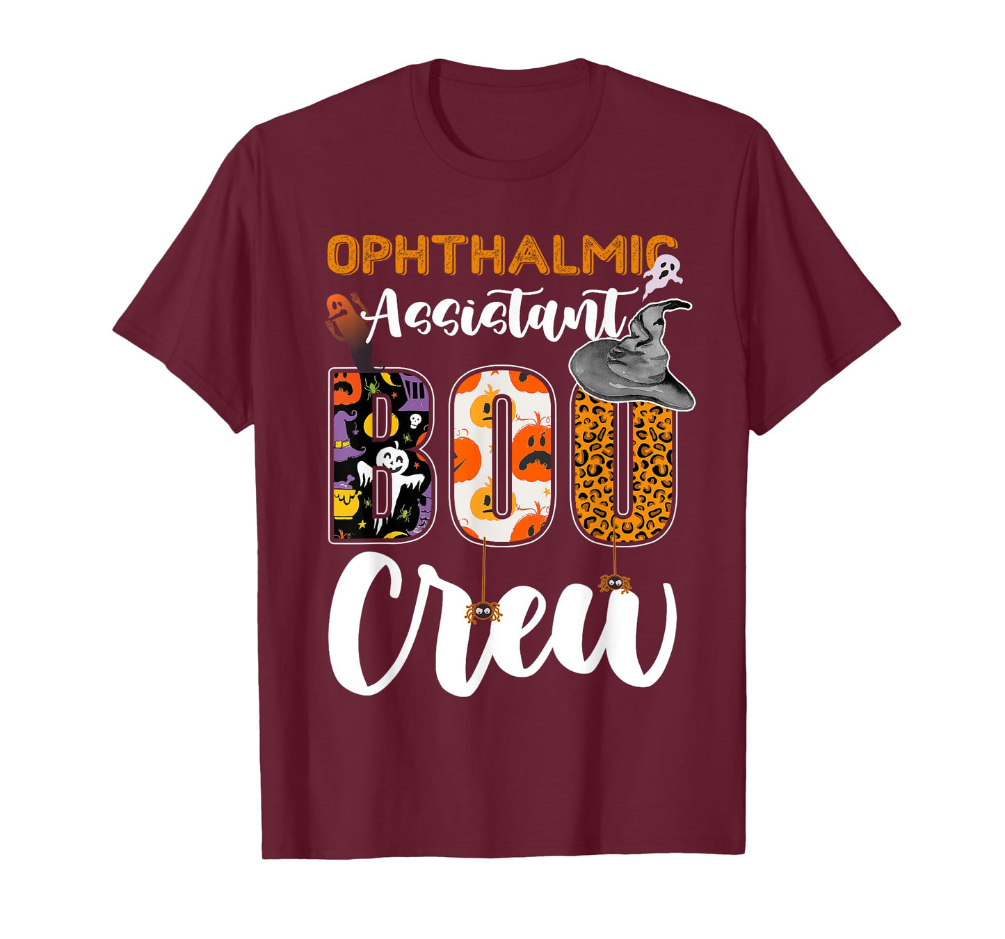 Ophthalmic Assistant Boo Crew Halloween Matching Ophthalmic T-Shirt