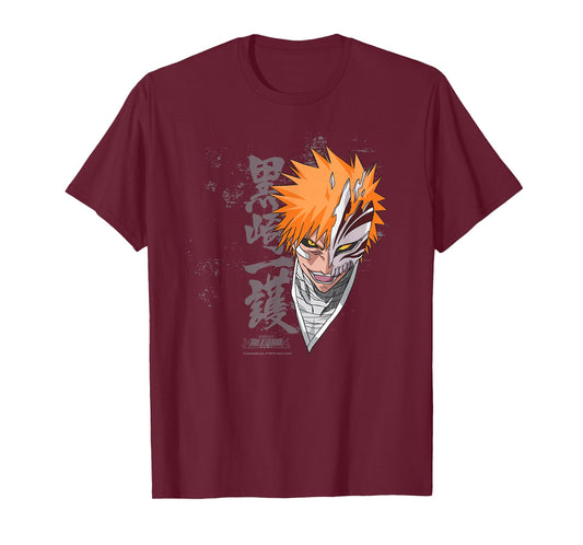 Bleach Ichigo Transform Splatter Pattern Anime T-Shirt