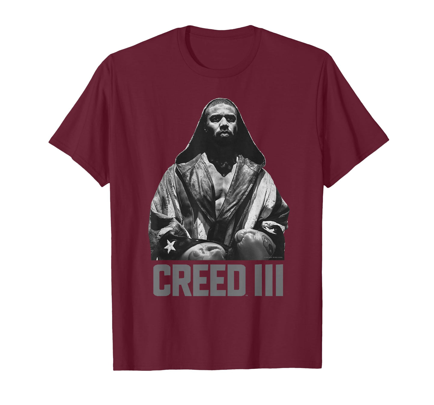 Adonis Creed – Black and White Boxing Robe Creed III T-Shirt