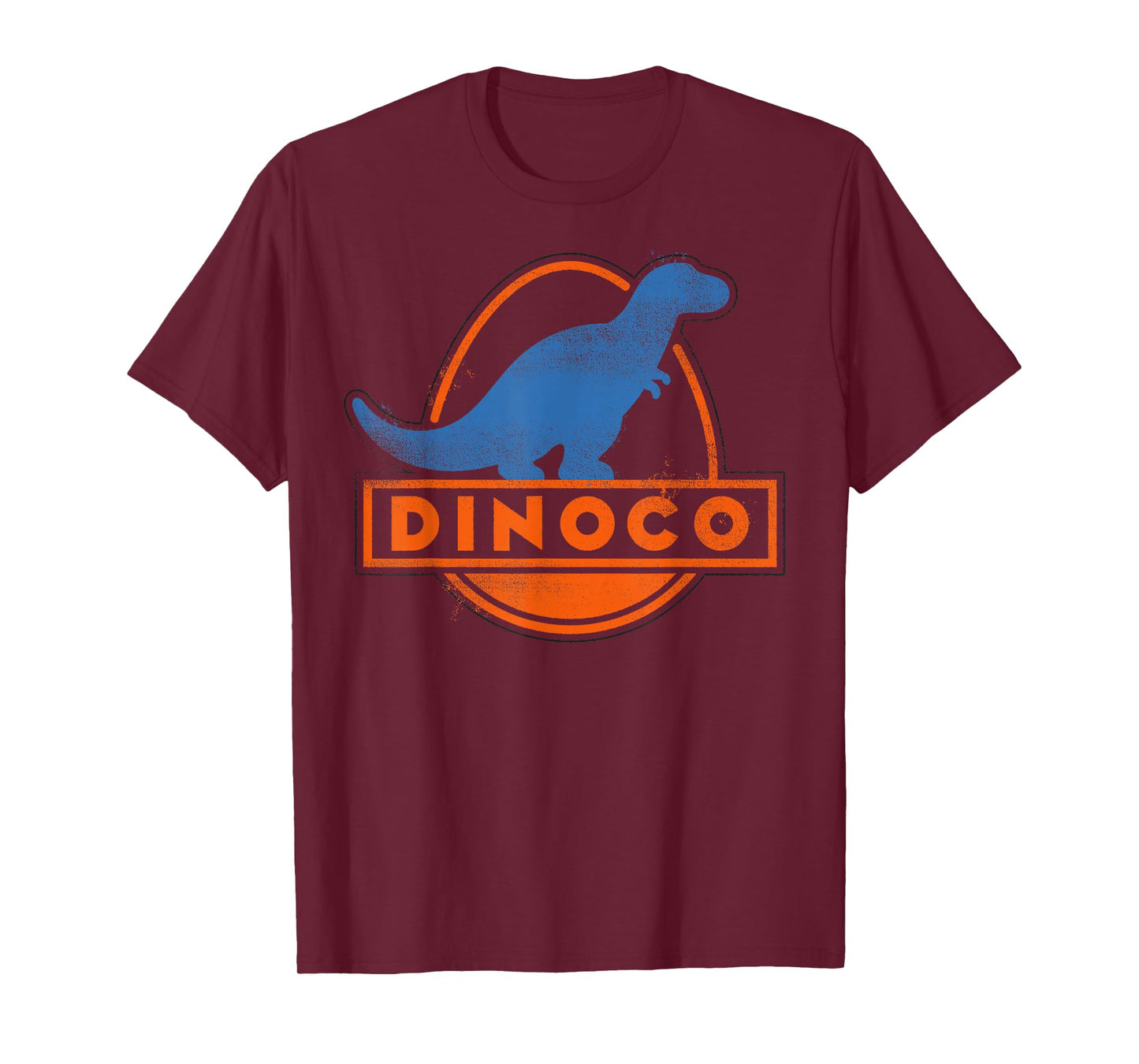Disney Pixar Cars Faded Dinoco Vintage Dinosaur Logo T-Shirt