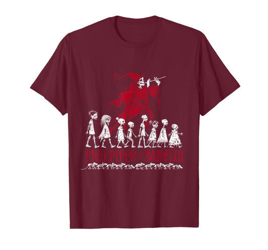 Pied Piper of Hamelin Fairytale Vintage T-Shirt