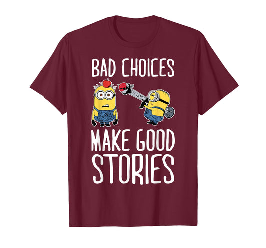 Despicable Me Minions Humor Good Stories Graphic T-Shirt T-Shirt