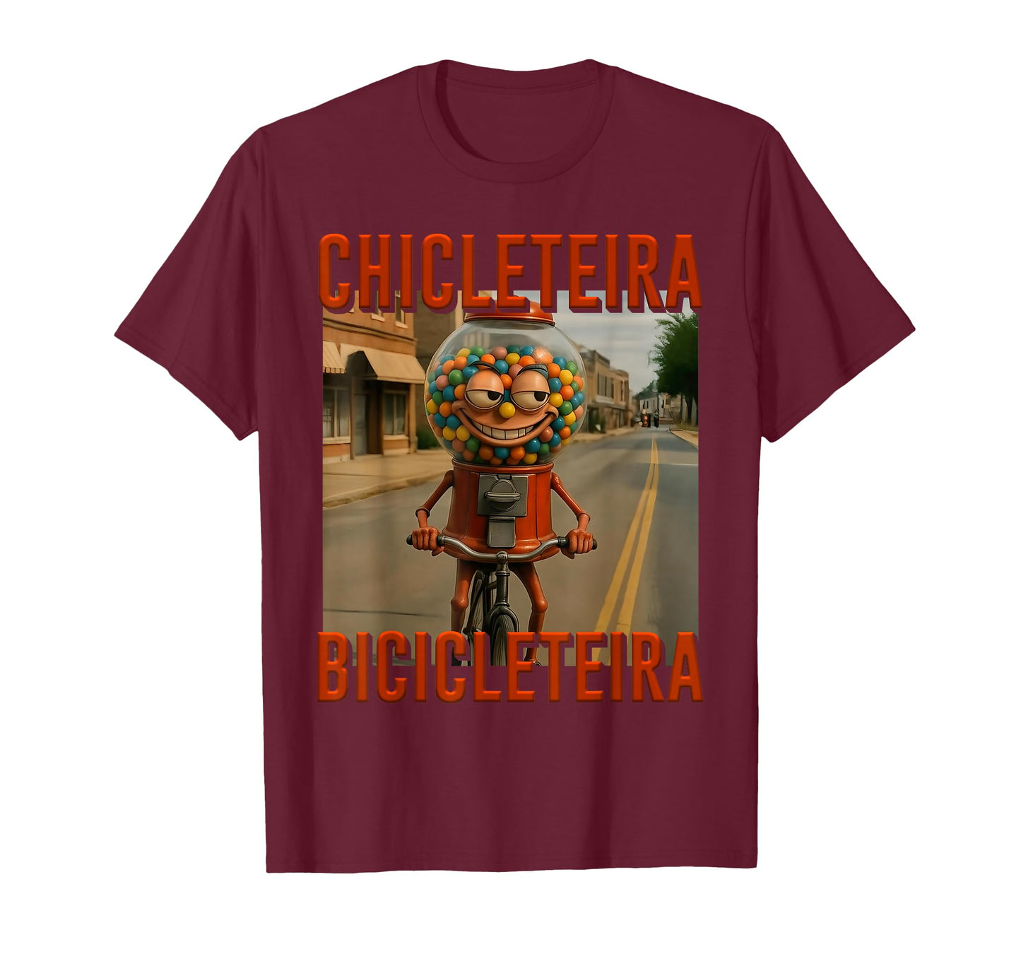 Chicleteira Bicicleteira AI Generated Monster Meme Boys Kids T-Shirt