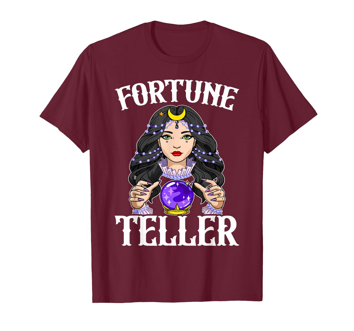 Carnival Event Circus Staff Fortune Teller Costume Women T-Shirt