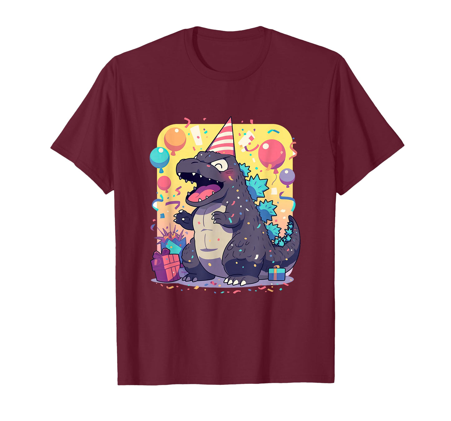 Cute Happy Birthday Japanese Kaiju Monster Epic Party T-Shirt
