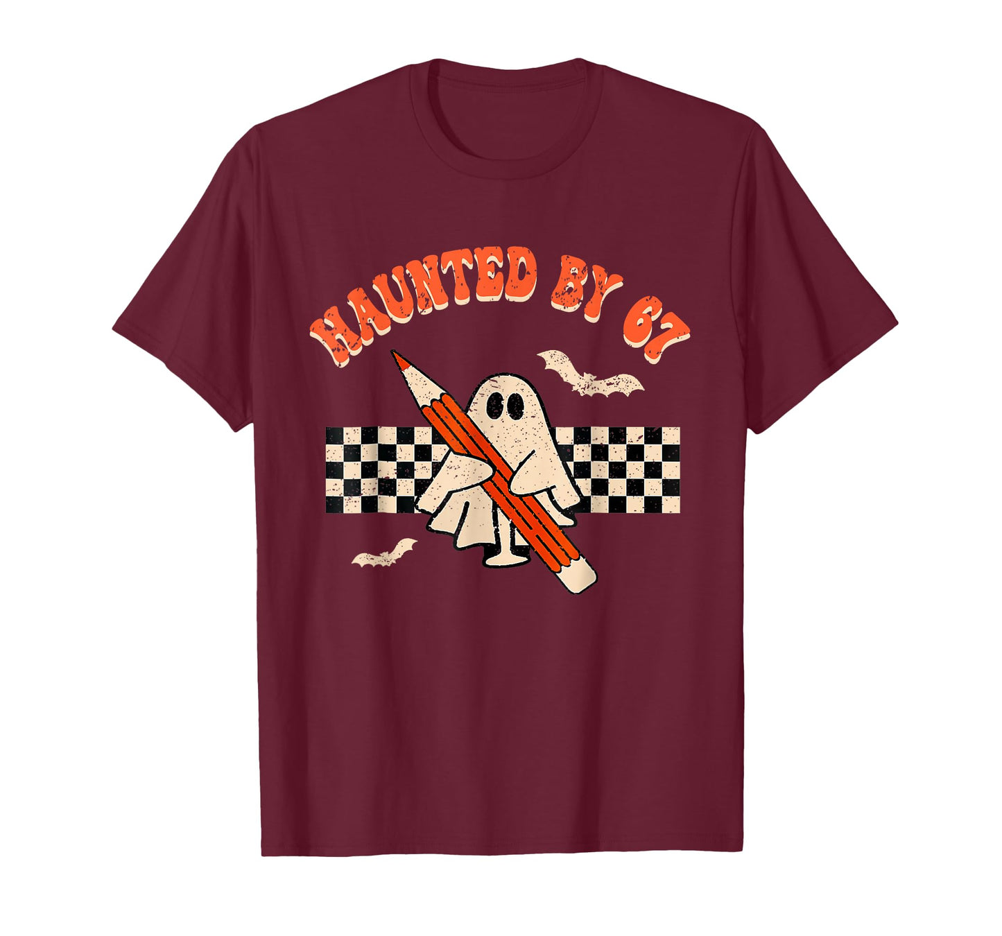 Haunted by 6-7 Meme Saying Six Seven 6 7 Halloween Costume T-Shirt