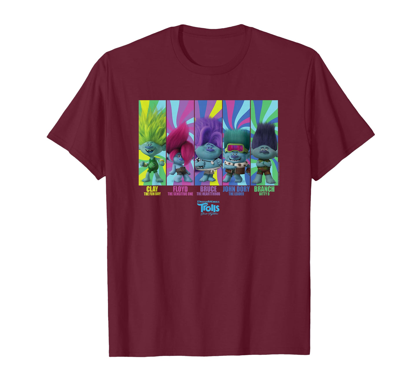DreamWorks Trolls Band Together BroZone Band Members T-Shirt
