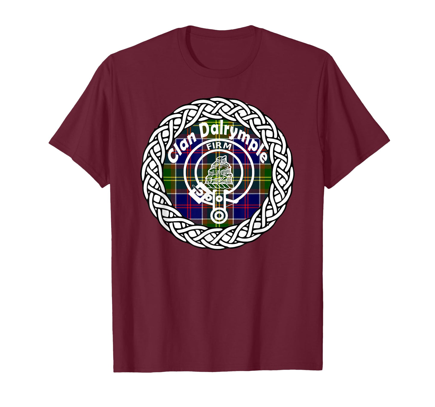 Dalrymple surname Scottish clan tartan crest badge t-shirt T-Shirt