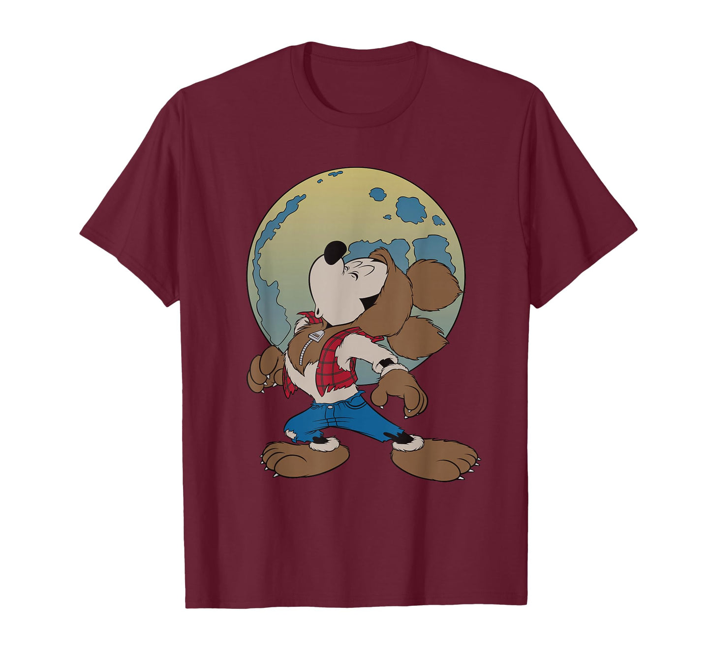 Disney Mickey Mouse Werewolf Halloween Costume T-Shirt