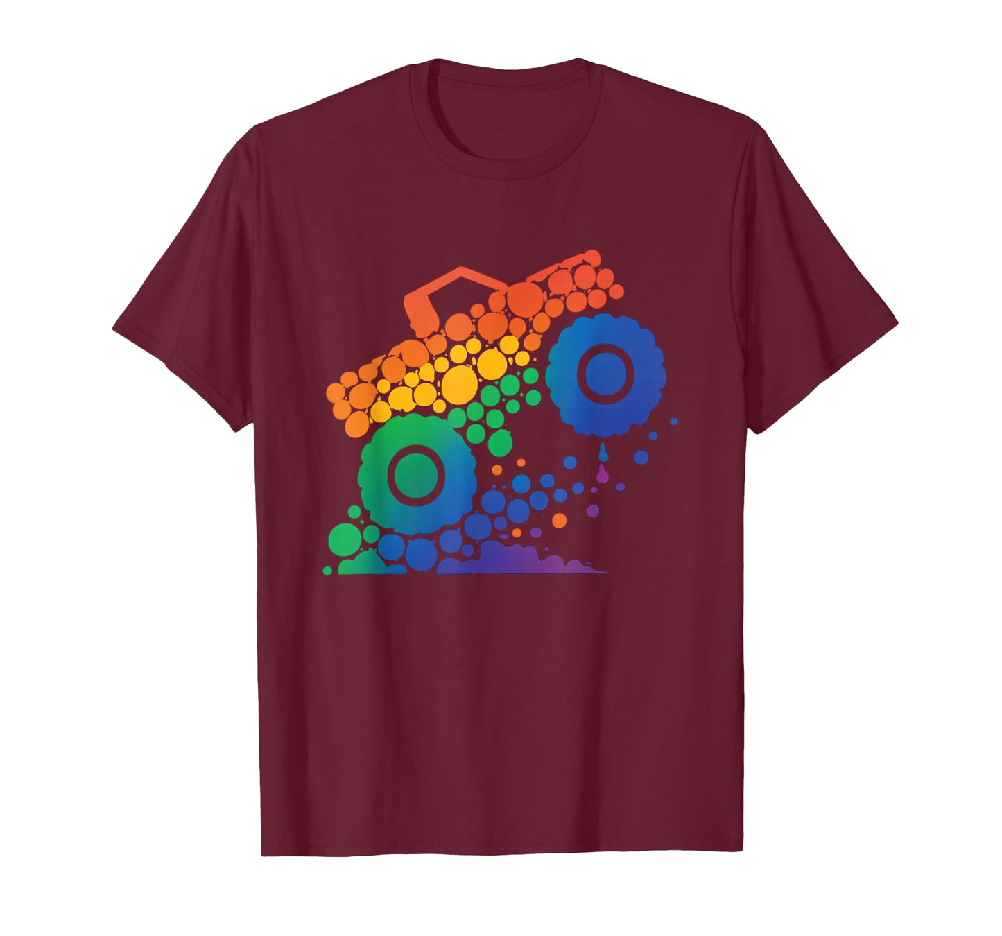 Polka Dot Monster Truck Funny Dot Day for Boys Kids Toddler T-Shirt