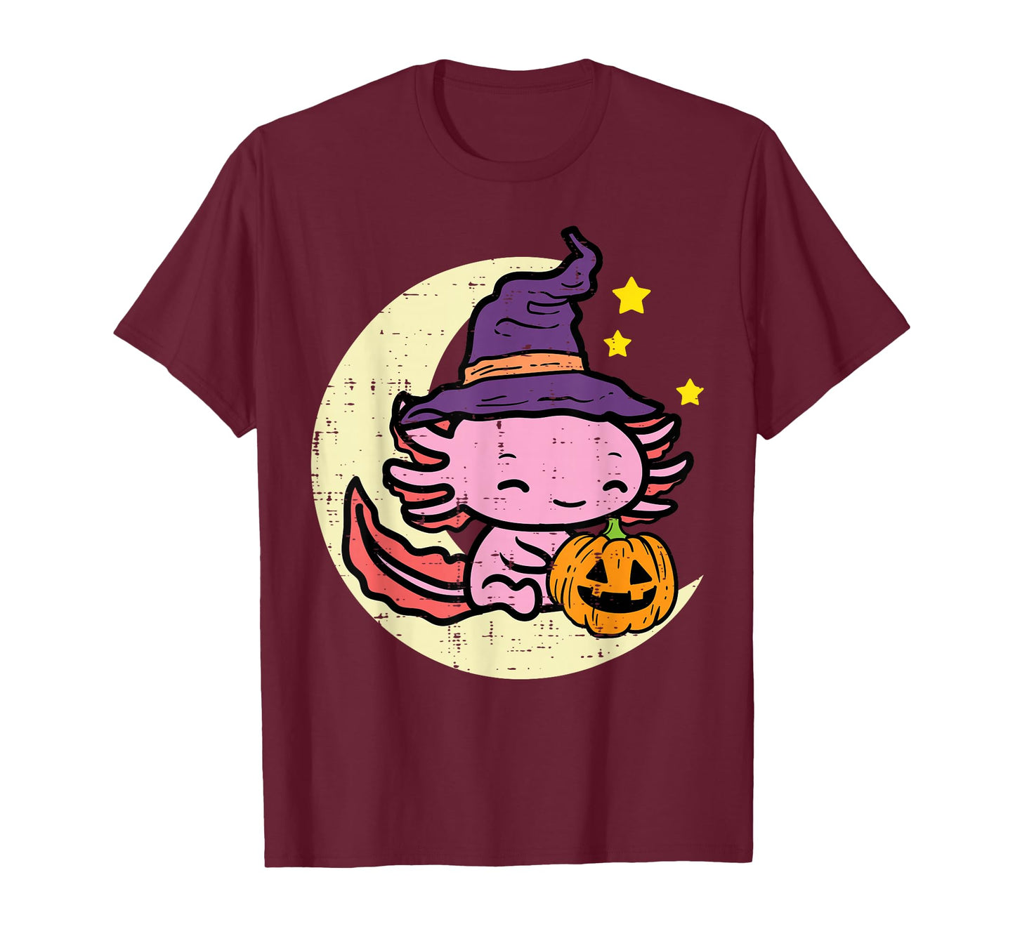 Halloween Axolotl Cute Fall Costume Girls Kids Toddler Women T-Shirt