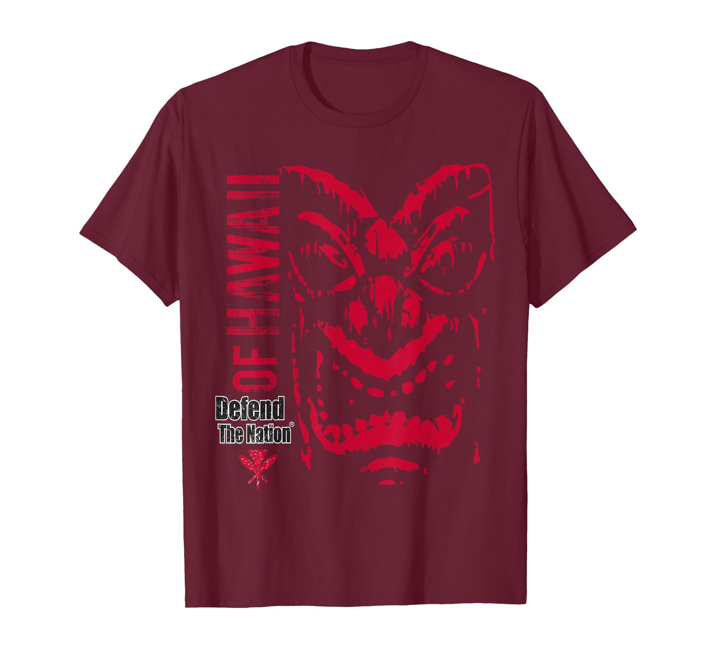 Defend The Nation: Men's Defend The Nation Hawaii Tiki T-Shirt