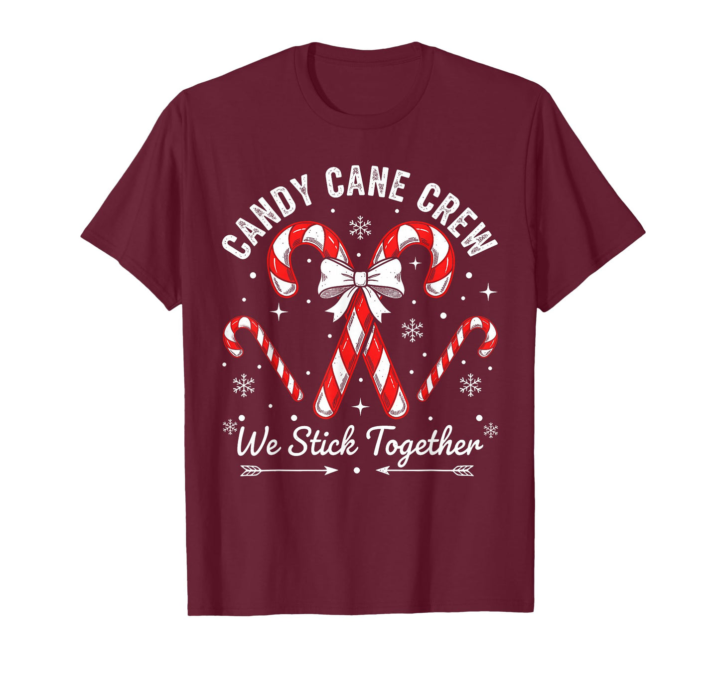 Candy Cane Squad Christmas Shirt Family Matching Pajamas T-Shirt