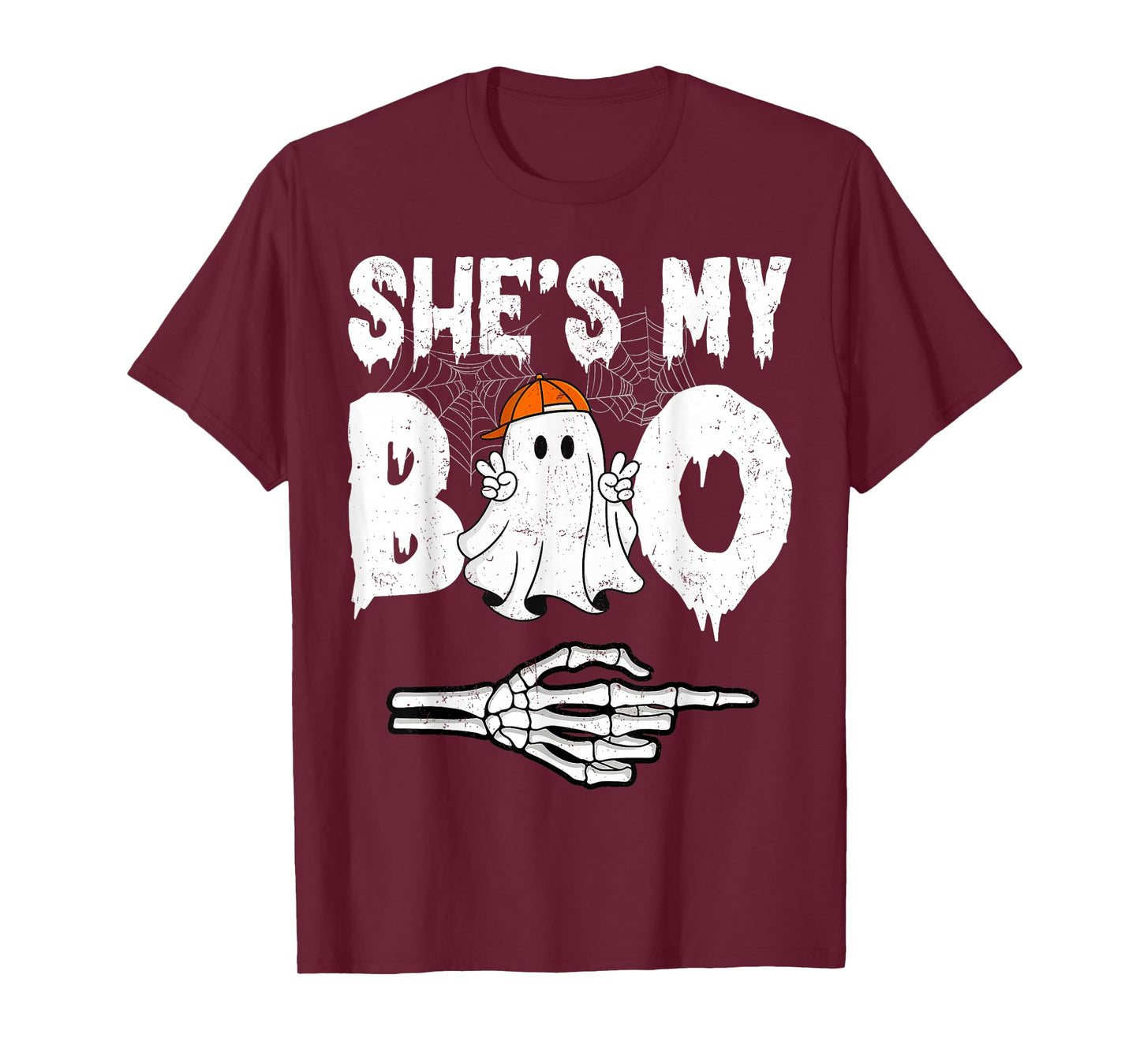 Shes My Boo Couple Matching Halloween Costumes T-Shirt