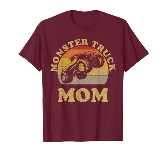 Monster Truck Mom Retro Vintage Monster Truck Shirt T-Shirt