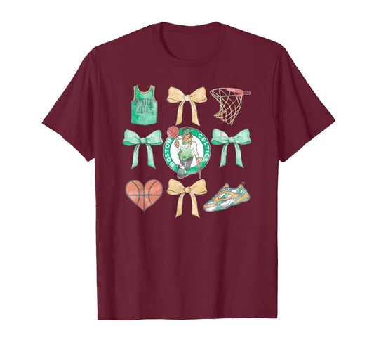 NBA Boston Celtics Bow Grid T-Shirt