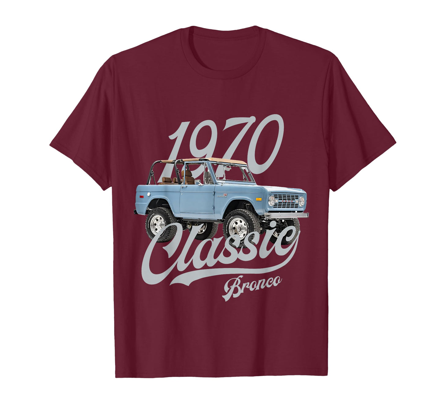 Classic bronco 1970 blue white T-Shirt