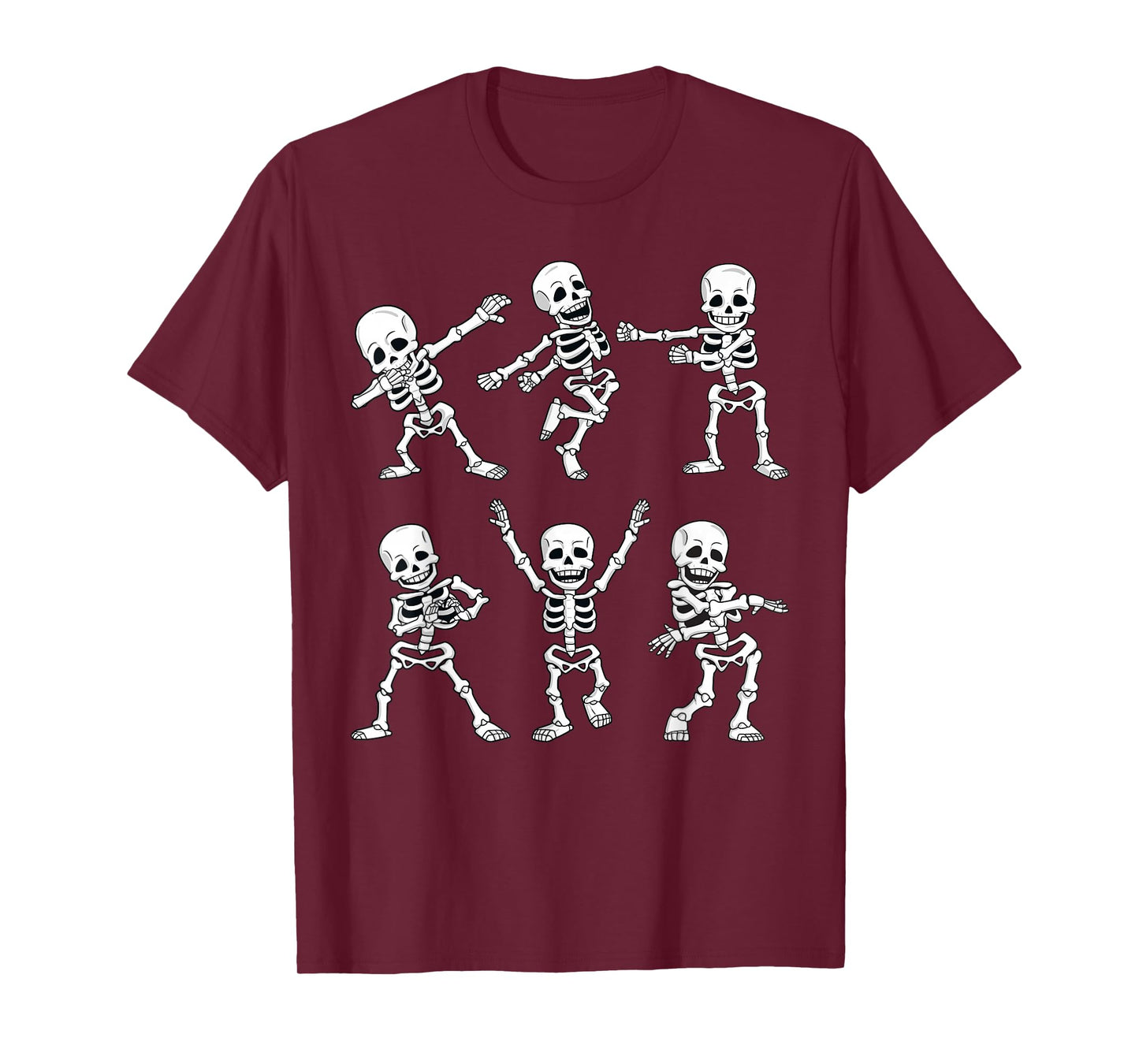 Dancing Skeletons Dance Challenge Boys Girl Kids Halloween T-Shirt