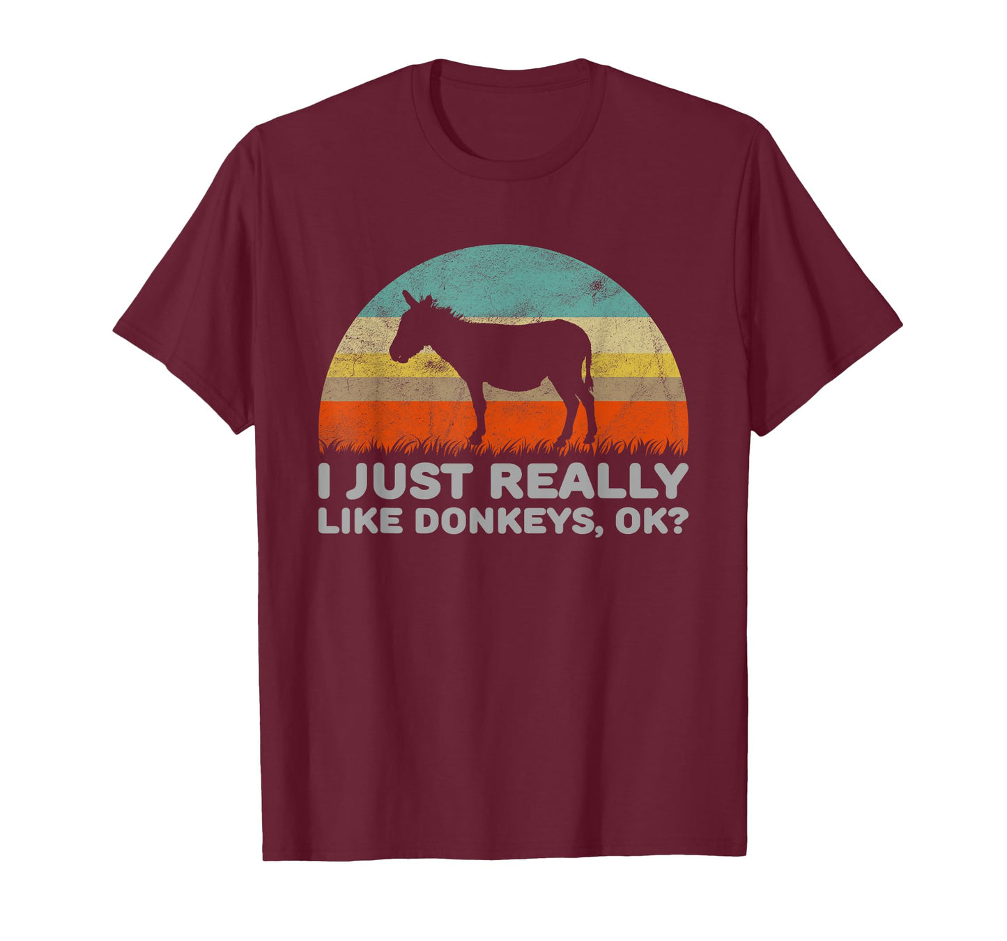 Funny I Just Really Like Donkeys OK T-Shirt T-Shirt