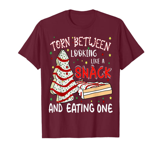 Torn Between Looking Like A Snack Or Eating One Christmas T-Shirt