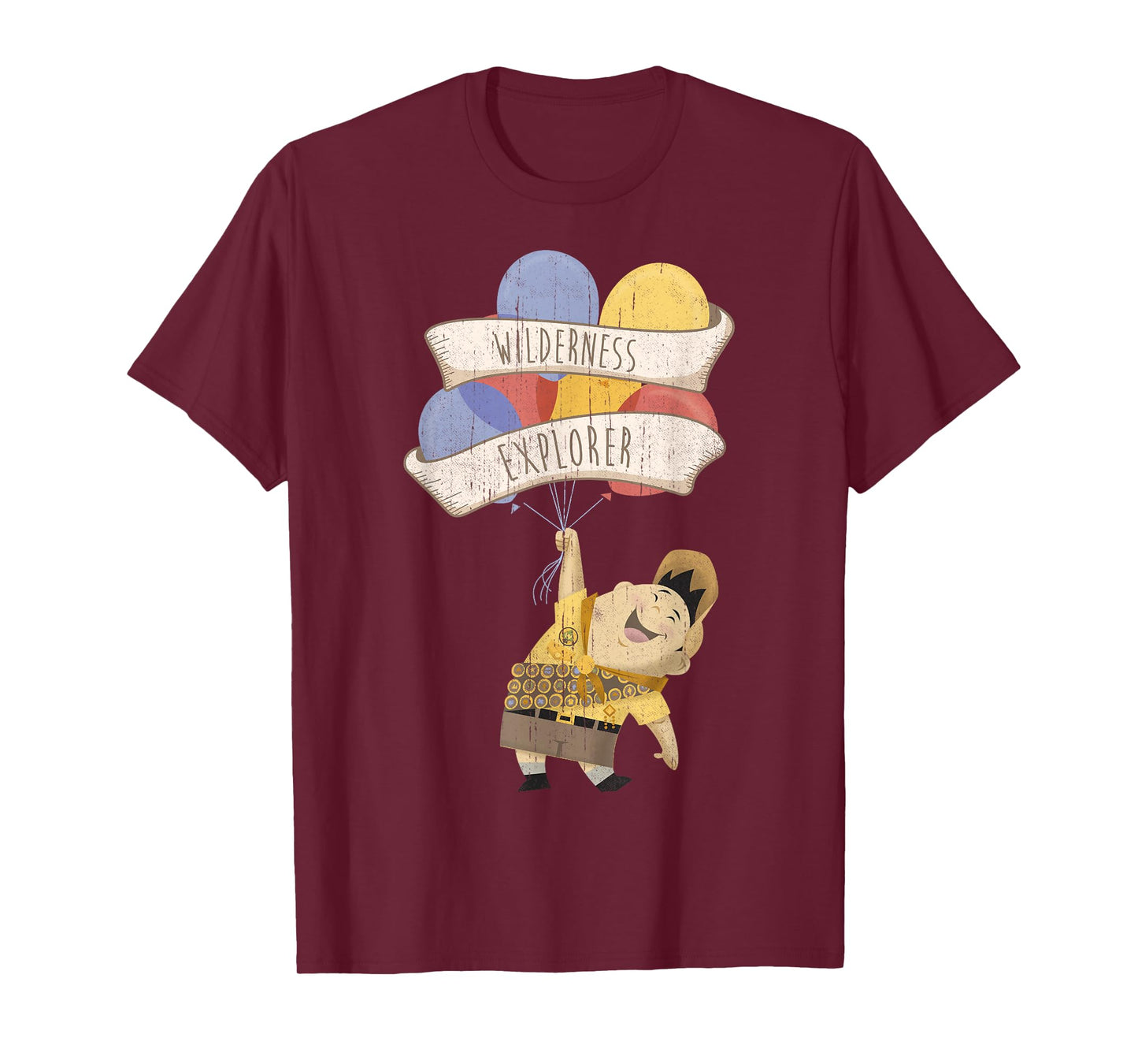 Disney Pixar Up Distressed Wilderness Explorer Russell T-Shirt