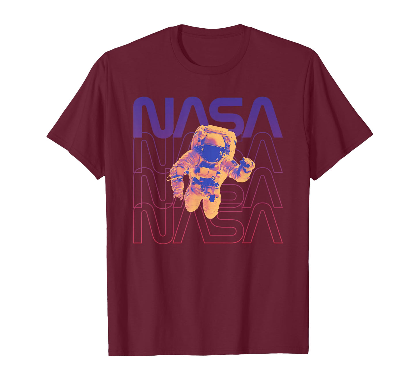 Floating in space NASA tee occupy Mars Astronaut in space T-Shirt