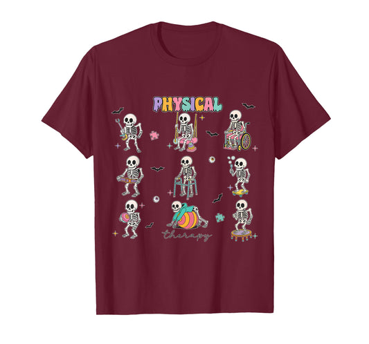 Funny Ghost Physical Therapy Pt Physical Therapist Halloween T-Shirt