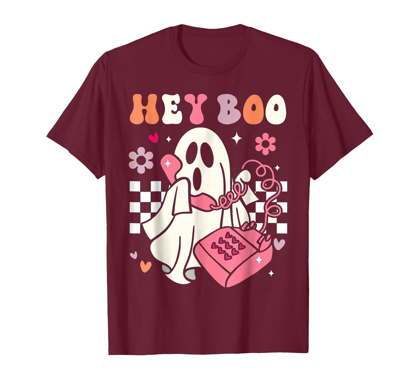 Hey Boo Ghost Halloween T-Shirt